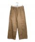 BEEDEN（ビーデン）の古着「RIVET DESIGN LOOSE PANTS コットンパンツ」｜ベージュ