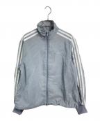 adidasアディダス）の古着「シアージャケット　トラックジャケット　3ライン　タグ付き」｜グレー