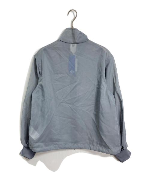 adidas（アディダス）adidas (アディダス) シアージャケット　トラックジャケット　3ライン　タグ付き グレー サイズ:Mの古着・服飾アイテム
