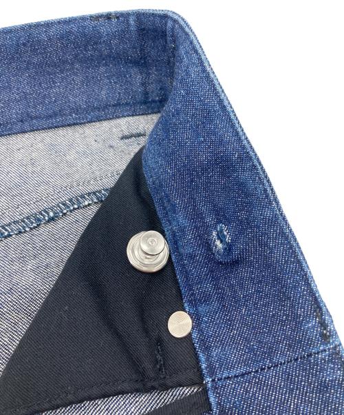 JOHN LAWRENCE SULLIVAN（ジョン ローレンス サリバン）JOHN LAWRENCE SULLIVAN (ジョン ローレンス サリバン) Rigid denim wide pants リジットデニムワイドパンツ　ワイドパンツ　日本製 ネイビー サイズ:44の古着・服飾アイテム