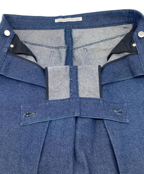 JOHN LAWRENCE SULLIVAN（ジョン ローレンス サリバン）JOHN LAWRENCE SULLIVAN (ジョン ローレンス サリバン) Rigid denim wide pants リジットデニムワイドパンツ　ワイドパンツ　日本製 ネイビー サイズ:44の古着・服飾アイテム