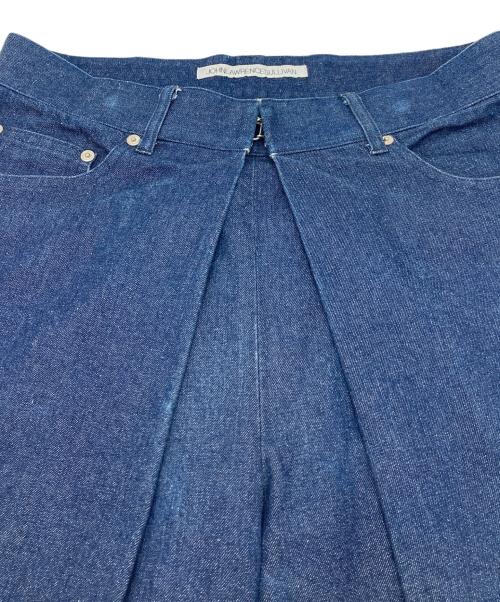JOHN LAWRENCE SULLIVAN（ジョン ローレンス サリバン）JOHN LAWRENCE SULLIVAN (ジョン ローレンス サリバン) Rigid denim wide pants リジットデニムワイドパンツ　ワイドパンツ　日本製 ネイビー サイズ:44の古着・服飾アイテム