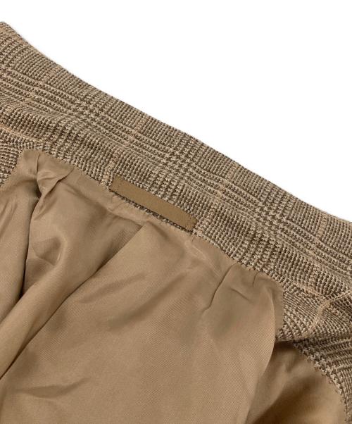 CARUSO（カルーゾ）CARUSO (カルーゾ) ウールテーラードジャケット ブラウン サイズ:実寸参照の古着・服飾アイテム