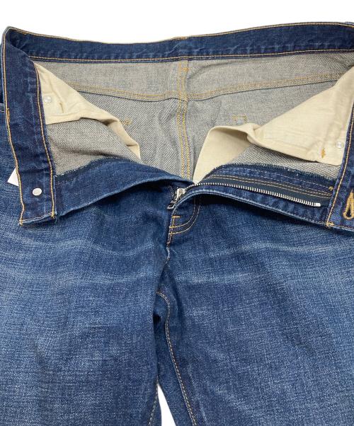 SOPHNET.（ソフネット）SOPHNET. (ソフネット) DAMAGED STRETCH DENIM TAPERED PANTS ダメージドストレッチデニムテーパードパンツ 日本製 インディゴ サイズ:XXL 未使用品の古着・服飾アイテム
