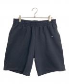 SUPREMEシュプリーム）の古着「Small Box Sweat short  スモールボックス　スウェットショーツ　ショートパンツ　ハーフパンツ　24AW  カナダ製」｜ブラック