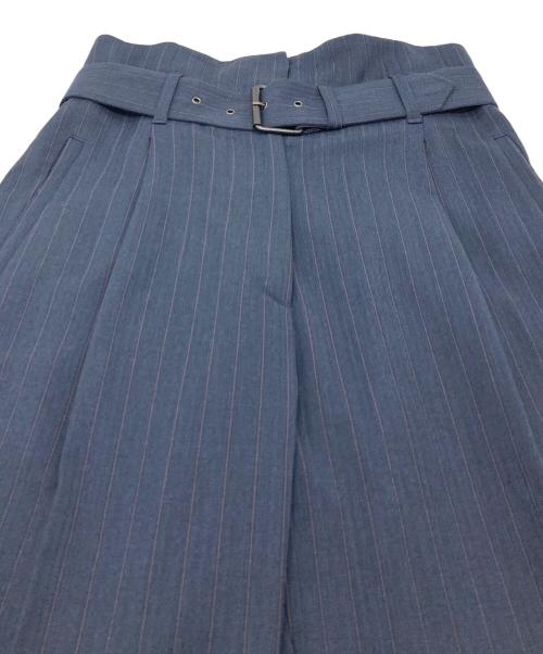 Vivienne Westwood RED LABEL（ヴィヴィアンウエストウッドレッドレーベル）Vivienne Westwood RED LABEL (ヴィヴィアンウエストウッドレッドレーベル) ハイウエストストライプロールアップパンツ　イタリア ネイビー サイズ:40の古着・服飾アイテム