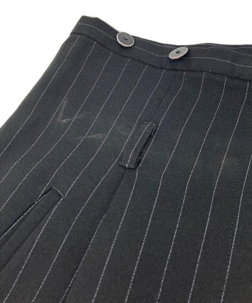 Jean Paul GAULTIER CLASSIQUE（ジャンポールゴルチエクラシック）Jean Paul GAULTIER CLASSIQUE (ジャンポールゴルチエクラシック) ストライプサスペンダー付パンツ　日本製　JPG ブラック サイズ:40の古着・服飾アイテム