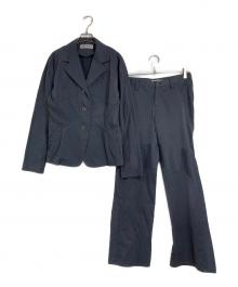 ISSEY MIYAKE（イッセイミヤケ）の古着「切替セットアップジャケット　ストライプ」｜グレー