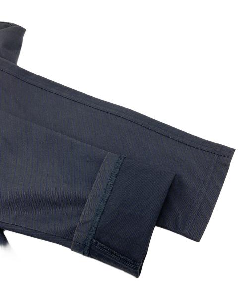 ISSEY MIYAKE（イッセイミヤケ）ISSEY MIYAKE (イッセイミヤケ) 切替セットアップジャケット　ストライプ グレー サイズ:2の古着・服飾アイテム