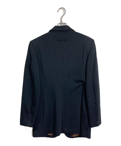 Jean Paul GAULTIER CLASSIQUE（ジャンポールゴルチエクラシック）Jean Paul GAULTIER CLASSIQUE (ジャンポールゴルチエクラシック) テーラードフックジャケット　日本製　2000アーカイブ ブラック サイズ:40の古着・服飾アイテム