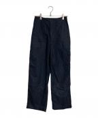 MHLエムエイチエル）の古着「DENSE COTTON DRILL PANTS」｜ブラック