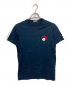 MONCLERモンクレール）の古着「MAGLIA T-SHIRT 半袖カットソー　Tシャツ　Tee  トルコ製」｜ネイビー