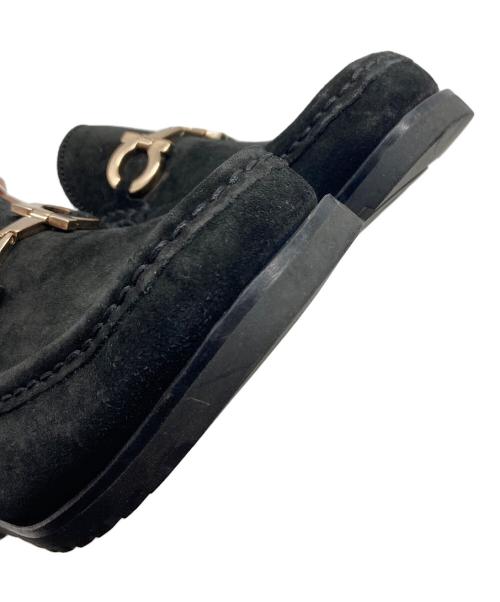 Salvatore Ferragamo（サルヴァトーレ フェラガモ）Salvatore Ferragamo (サルヴァトーレ フェラガモ) ローファー　革靴　セレモニー　イタリア製 ブラック サイズ:5 1/2の古着・服飾アイテム