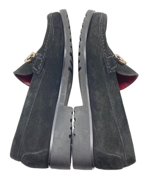 Salvatore Ferragamo（サルヴァトーレ フェラガモ）Salvatore Ferragamo (サルヴァトーレ フェラガモ) ローファー　革靴　セレモニー　イタリア製 ブラック サイズ:5 1/2の古着・服飾アイテム