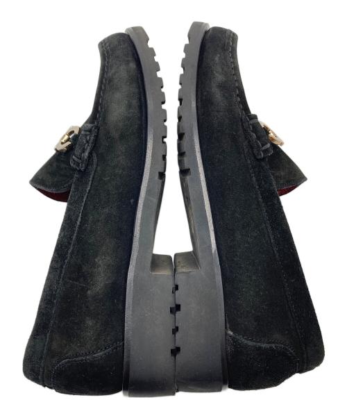 Salvatore Ferragamo（サルヴァトーレ フェラガモ）Salvatore Ferragamo (サルヴァトーレ フェラガモ) ローファー　革靴　セレモニー　イタリア製 ブラック サイズ:5 1/2の古着・服飾アイテム