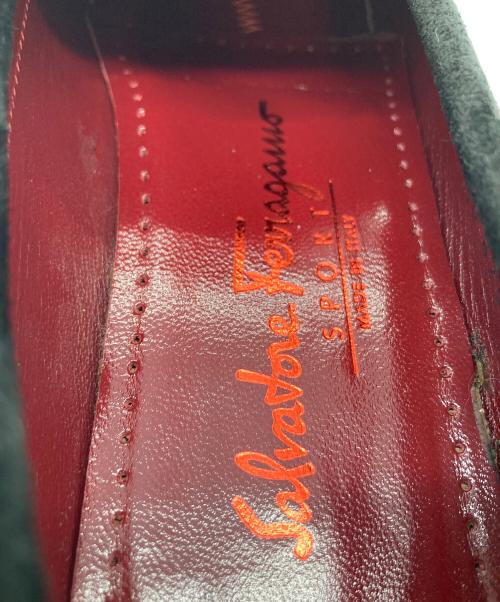 Salvatore Ferragamo（サルヴァトーレ フェラガモ）Salvatore Ferragamo (サルヴァトーレ フェラガモ) ローファー　革靴　セレモニー　イタリア製 ブラック サイズ:5 1/2の古着・服飾アイテム