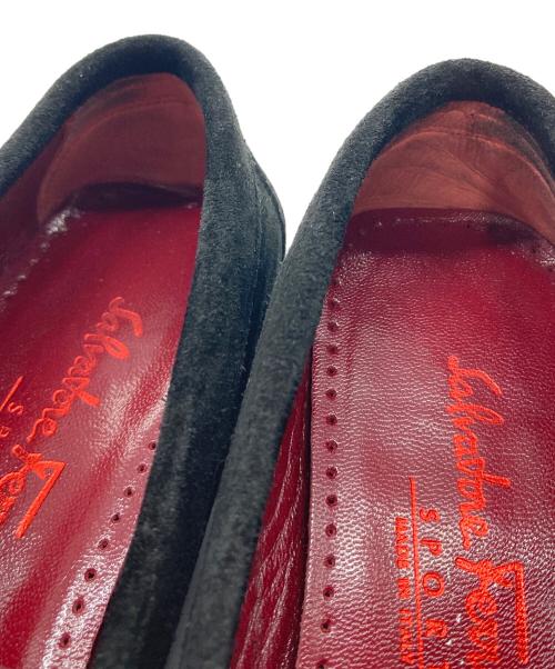 Salvatore Ferragamo（サルヴァトーレ フェラガモ）Salvatore Ferragamo (サルヴァトーレ フェラガモ) ローファー　革靴　セレモニー　イタリア製 ブラック サイズ:5 1/2の古着・服飾アイテム