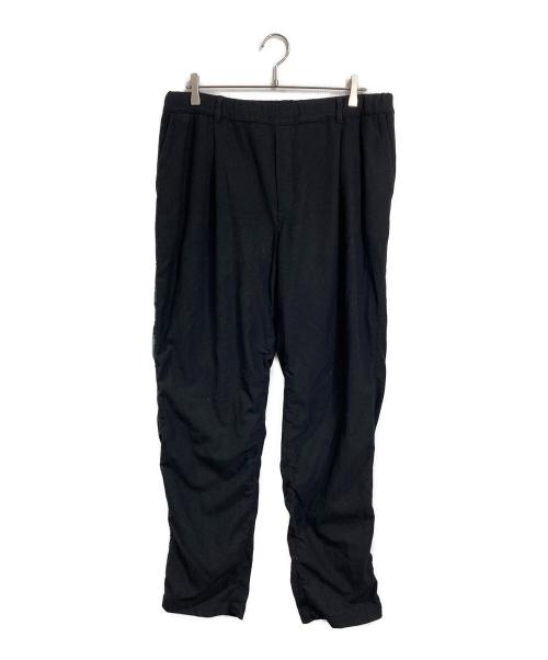 UNDERCOVER（アンダーカバー）UNDERCOVER (アンダーカバー) 裏起毛ツイルパッカリングパンツ ブラック サイズ:3の古着・服飾アイテム