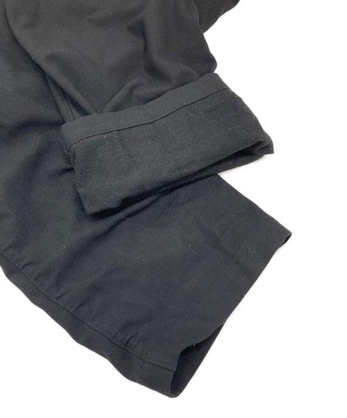 UNDERCOVER（アンダーカバー）UNDERCOVER (アンダーカバー) 裏起毛ツイルパッカリングパンツ ブラック サイズ:3の古着・服飾アイテム