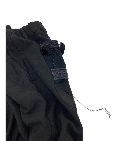 UNDERCOVER（アンダーカバー）UNDERCOVER (アンダーカバー) 裏起毛ツイルパッカリングパンツ ブラック サイズ:3の古着・服飾アイテム