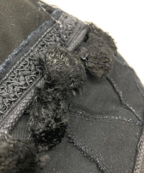 UNDERCOVER（アンダーカバー）UNDERCOVER (アンダーカバー) 裏起毛ツイルパッカリングパンツ ブラック サイズ:3の古着・服飾アイテム