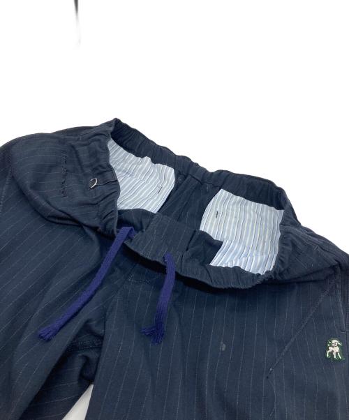 The shepherd UNDERCOVER（ザシェパード アンダーカバー）the shepherd UNDERCOVER (ザシェパード アンダーカバー) ピンストライプイージーパンツ ネイビー サイズ:2の古着・服飾アイテム
