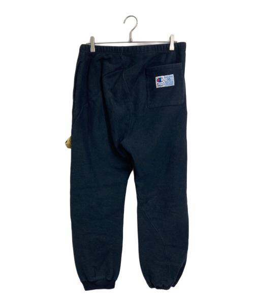 Champion（チャンピオン）Champion (チャンピオン) UNDERCOVER (アンダーカバー) リバースウィーブスウェットパンツ ブラック サイズ:XLの古着・服飾アイテム