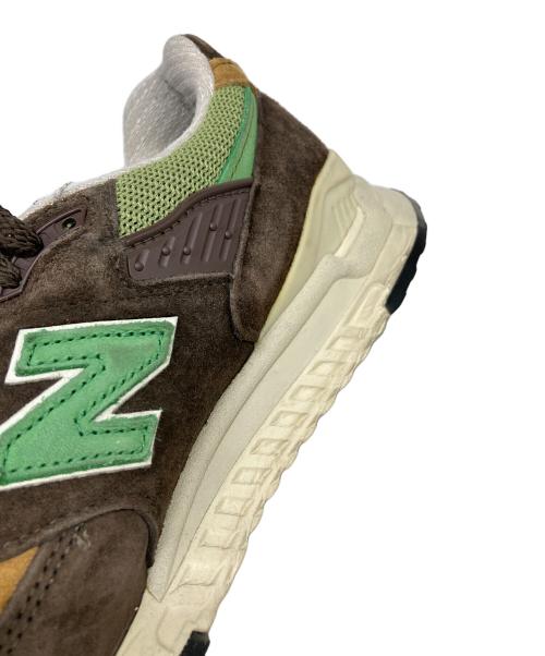 NEW BALANCE（ニューバランス）NEW BALANCE (ニューバランス) ローカットスニーカー ブラウン×グリーン サイズ:US 8.5の古着・服飾アイテム