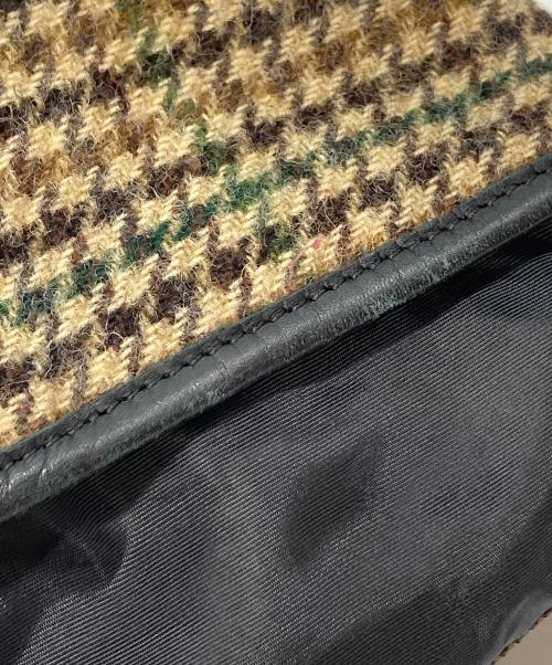 FRED PERRY（フレッドペリー）FRED PERRY (フレッドペリー) MOON社製生地ハウンドトゥーストートバッグ ベージュ サイズ:実寸参照の古着・服飾アイテム