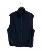 DAIWA PIER39ダイワ ピア39）の古着「TECH FLEX JERSEY STAND COLLAR VEST」｜ブラック