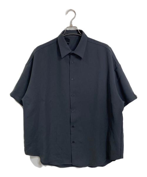 N.HOOLYWOOD（エヌ ハリウッド）N.HOOLYWOOD (エヌ ハリウッド) ALF SLEEVE SHIRTS ポリエステルシャツ　日本製 グレー サイズ:38の古着・服飾アイテム