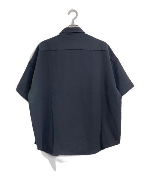 N.HOOLYWOOD（エヌ ハリウッド）N.HOOLYWOOD (エヌ ハリウッド) ALF SLEEVE SHIRTS ポリエステルシャツ　日本製 グレー サイズ:38の古着・服飾アイテム