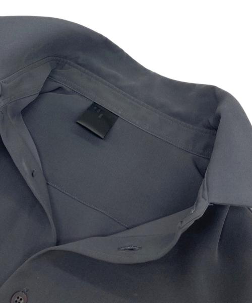 N.HOOLYWOOD（エヌ ハリウッド）N.HOOLYWOOD (エヌ ハリウッド) ALF SLEEVE SHIRTS ポリエステルシャツ　日本製 グレー サイズ:38の古着・服飾アイテム