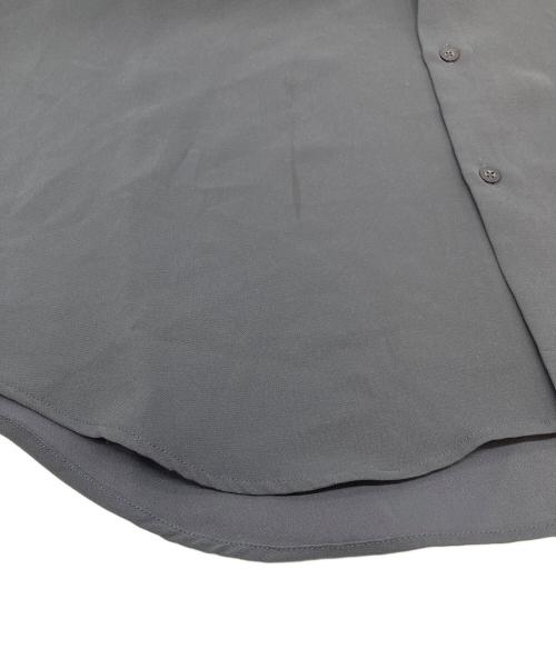 N.HOOLYWOOD（エヌ ハリウッド）N.HOOLYWOOD (エヌ ハリウッド) ALF SLEEVE SHIRTS ポリエステルシャツ　日本製 グレー サイズ:38の古着・服飾アイテム