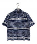 Needlesニードルズ）の古着「Cabana Shirt-Cotton Cloth コットンシャツ」｜ネイビー