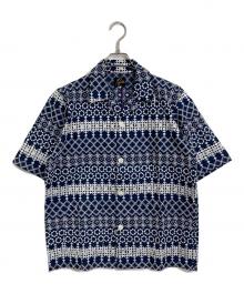 Needles（ニードルズ）の古着「Cabana Shirt-Cotton Cloth コットンシャツ」｜ネイビー