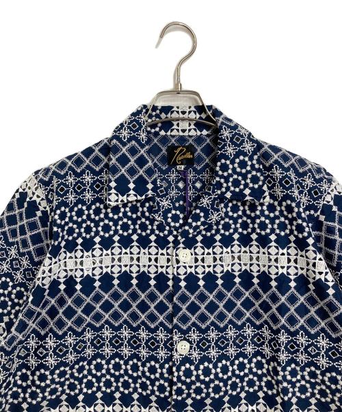 Needles（ニードルズ）Needles (ニードルズ) Cabana Shirt-Cotton Cloth コットンシャツ ネイビー サイズ:Mの古着・服飾アイテム