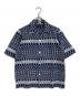Needles（ニードルズ）の古着「Cabana Shirt-Cotton Cloth コットンシャツ」｜ネイビー