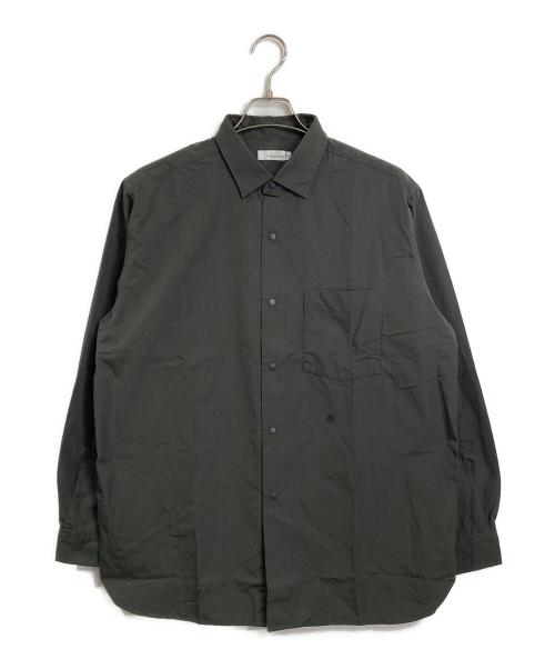 nanamica（ナナミカ）nanamica (ナナミカ) Button Down Wind Shirt グレー サイズ: Mの古着・服飾アイテム
