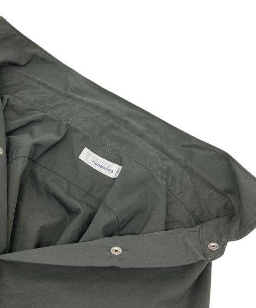 nanamica（ナナミカ）nanamica (ナナミカ) Button Down Wind Shirt グレー サイズ: Mの古着・服飾アイテム