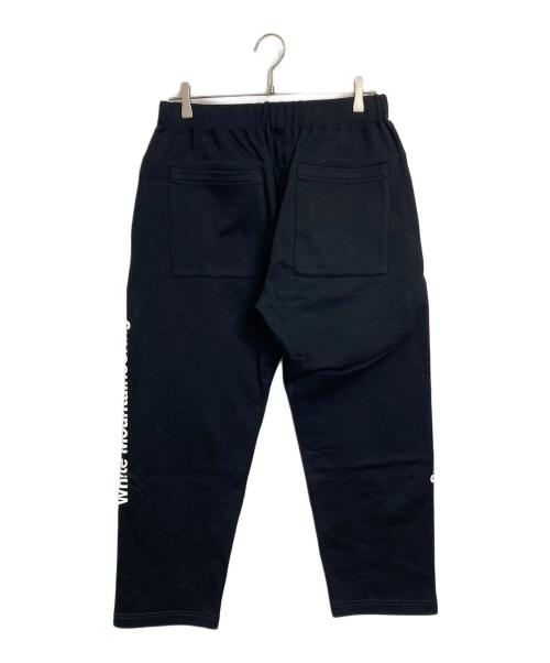 WHITE MOUNTAINEERING（ホワイトマウンテ二アニング）WHITE MOUNTAINEERING (ホワイトマウンテ二アニング) WM LOGO RANDAM PRINTED SWEAT PANTS ブラック サイズ:2の古着・服飾アイテム