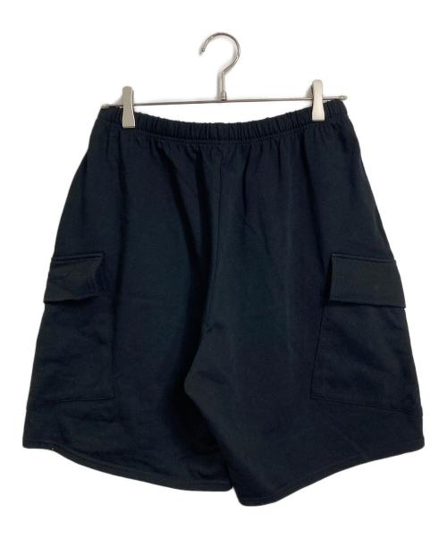 MARKA（マーカ）MARKA (マーカ) リサイクルスビンオーガニックコットン度詰め天竺 / カーゴショーツ　日本製 ブラック サイズ:2の古着・服飾アイテム