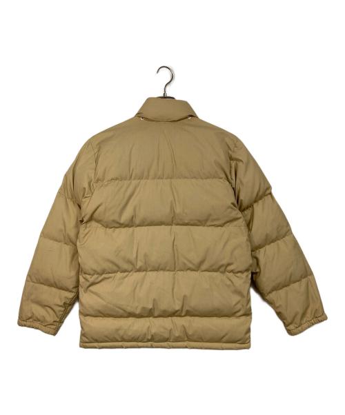 THE NORTH FACE（ザ ノース フェイス）THE NORTH FACE (ザ ノース フェイス) 70's-80's ダウンジャケット　TALONジップ　ダブルジップ　スナップボタン　ベージュ　オレンジ　USA製　64クロス　ドローコード ベージュ サイズ:Sの古着・服飾アイテム