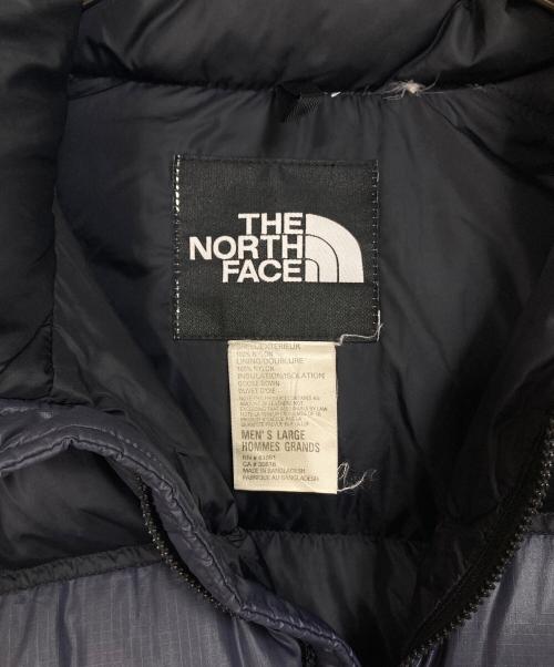 THE NORTH FACE（ザ ノース フェイス）THE NORTH FACE (ザ ノース フェイス) 90's ヌプシジャケット　ブラック　ネイビー　ドローコード ネイビー サイズ:Lの古着・服飾アイテム