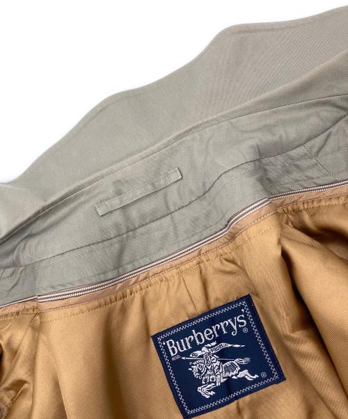 Burberry's（バーバリーズ）Burberry's (バーバリーズ) 【古着】ノバチェックライナー付ステンカラーコート オリーブ サイズ:170の古着・服飾アイテム