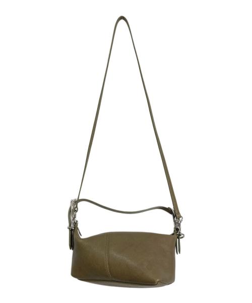 J&M DAVIDSON（ジェイ＆エム デヴィッドソン）J&M DAVIDSON (ジェイ＆エム デヴィッドソン) TWIST バッグ　ハンドバッグ　ショルダーバッグ　2WAYバッグ オリーブ サイズ:実寸参照の古着・服飾アイテム