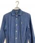POLO RALPH LAUREN (ポロ・ラルフローレン) デニムシャツワンピース　コットンワンピース　ロングワンピース インディゴ サイズ:2：8000円