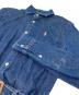 中古・古着 POLO RALPH LAUREN (ポロ・ラルフローレン) デニムシャツワンピース　コットンワンピース　ロングワンピース インディゴ サイズ:2：8000円
