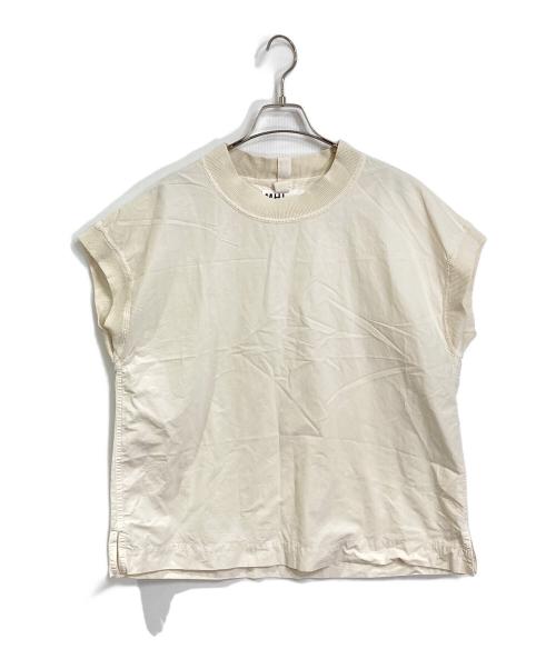 MHL（エムエイチエル）MHL (エムエイチエル) ノースリーブカットソー アイボリー サイズ:2の古着・服飾アイテム