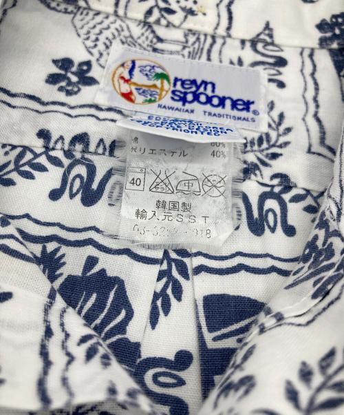 reyn spooner（レイン スプナー）reyn spooner (レイン スプナー) 【古着】アロハシャツ　90ｓ　90年代 ホワイト サイズ:Sの古着・服飾アイテム
